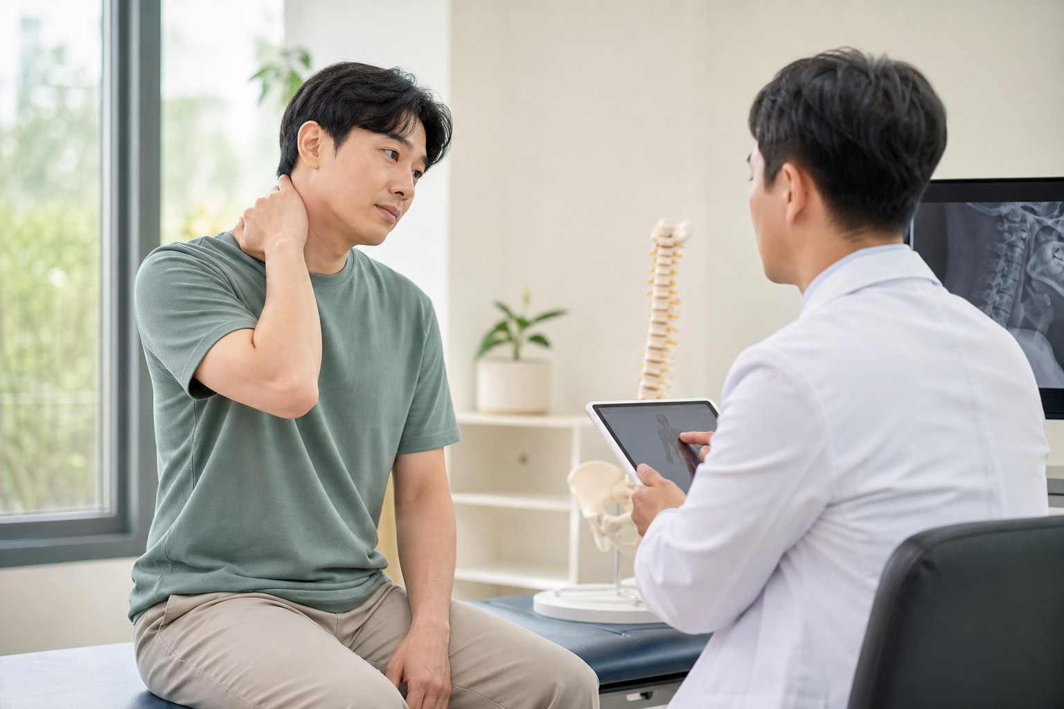 뒷목이 굳고 팔까지 찌릿하다면, 오래 앉은 탓만은 아닐 수 있습니다