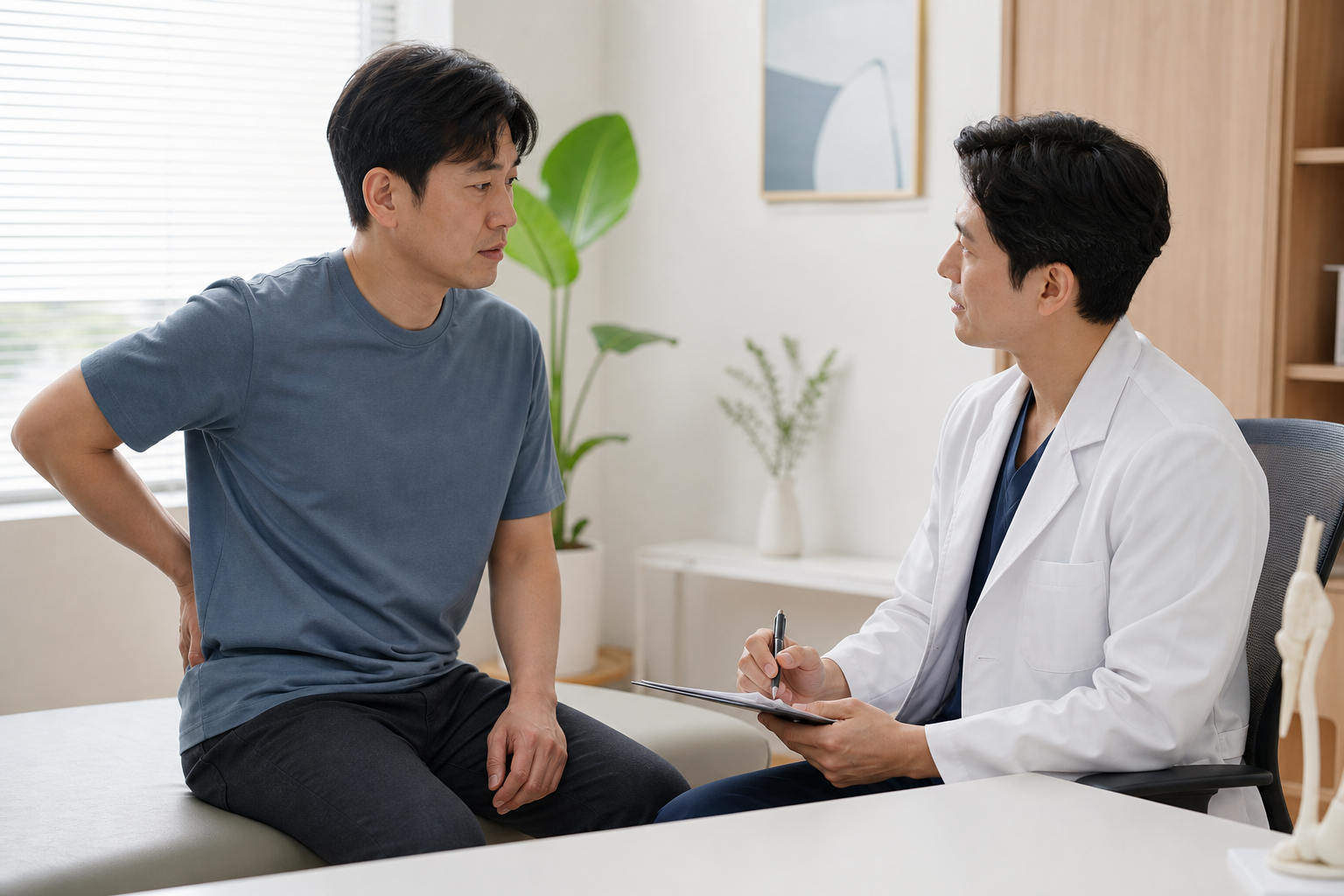 통증이 계속되는데 병원에서 뭐라고 말해야 할지 막막할 때