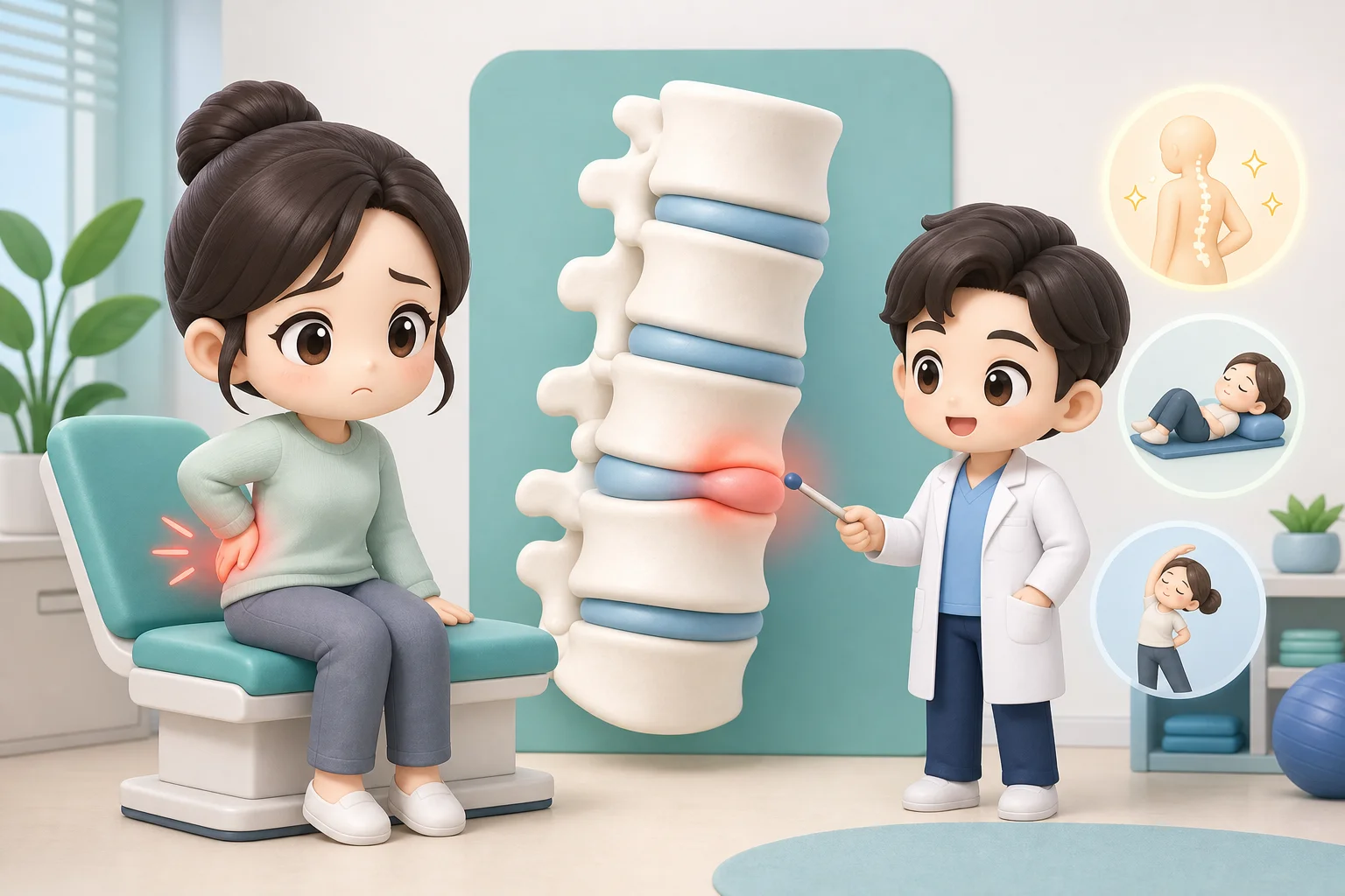 허리 디스크, 무조건 수술 아닙니다 — 비수술 치료부터 따져봐야 하는 이유